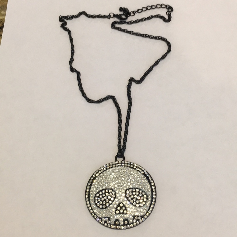 πSkeleton Jack 13 inch Bling Necklace NEW CUTEπ - Picture 1 of 3
